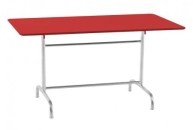 Tisch Rigi 80 x 180 cm, rot